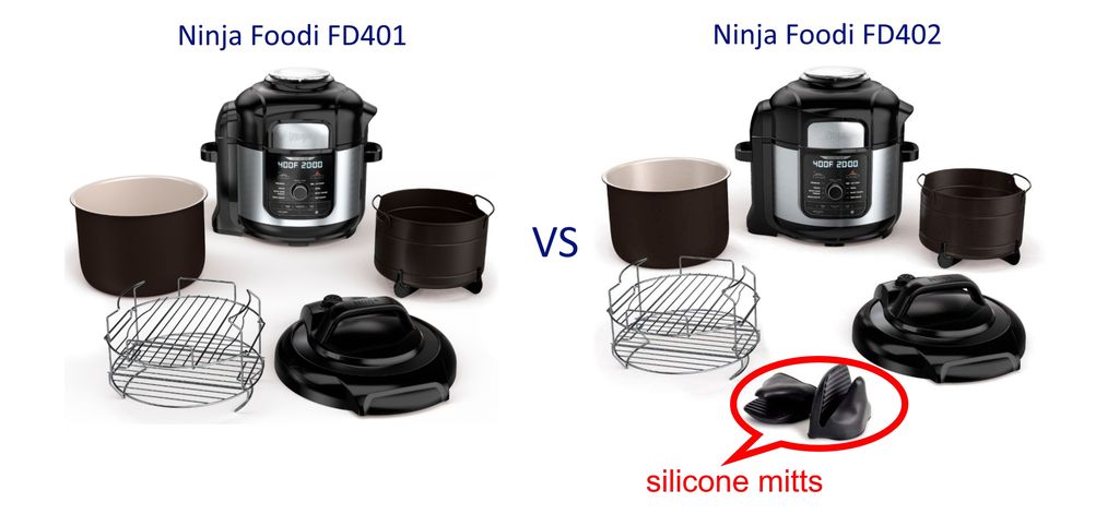 Want to know what is the difference between Ninja Foodi FD401 and